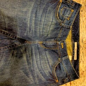 DKNY low rise, straight leg jeans